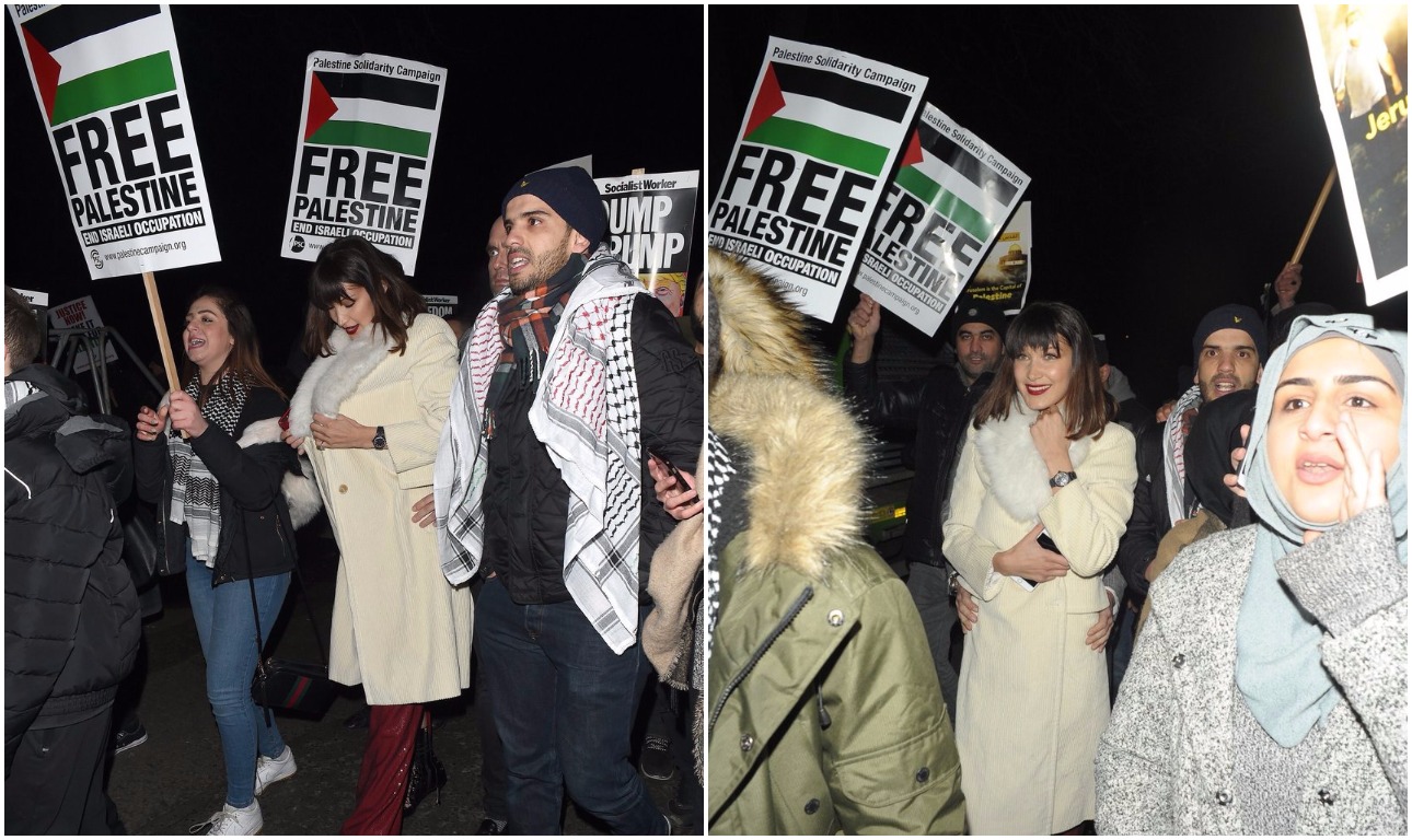 Τι δουλειά έχει η Μπέλα Χαντίντ στο πλευρό των Παλαιστινίων;