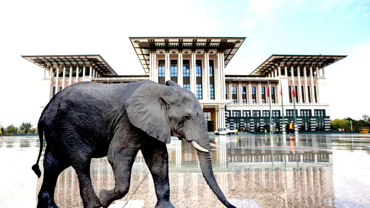 Ο ελέφαντας στο παλάτι του Ερντογάν