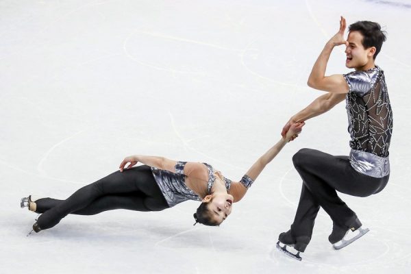 epa06234758 (FILE) North Korea's Ryom Tae-ok (L) and Kim Ju-sik (R) perform during the Pairs' Short Program of the ISU World Figure Skating Championships in Helsinki, Finland, 29 March 2017 (reissued 29 September 2017). The North Korean pair qualified at the Olympic ISU Challenger Series for the Olympic Winter Games in Pyeongchang, South Korea, to be held between 09 and 25 Februrary 2018. EPA/MAURI RATILAINEN *** Local Caption *** 53421123