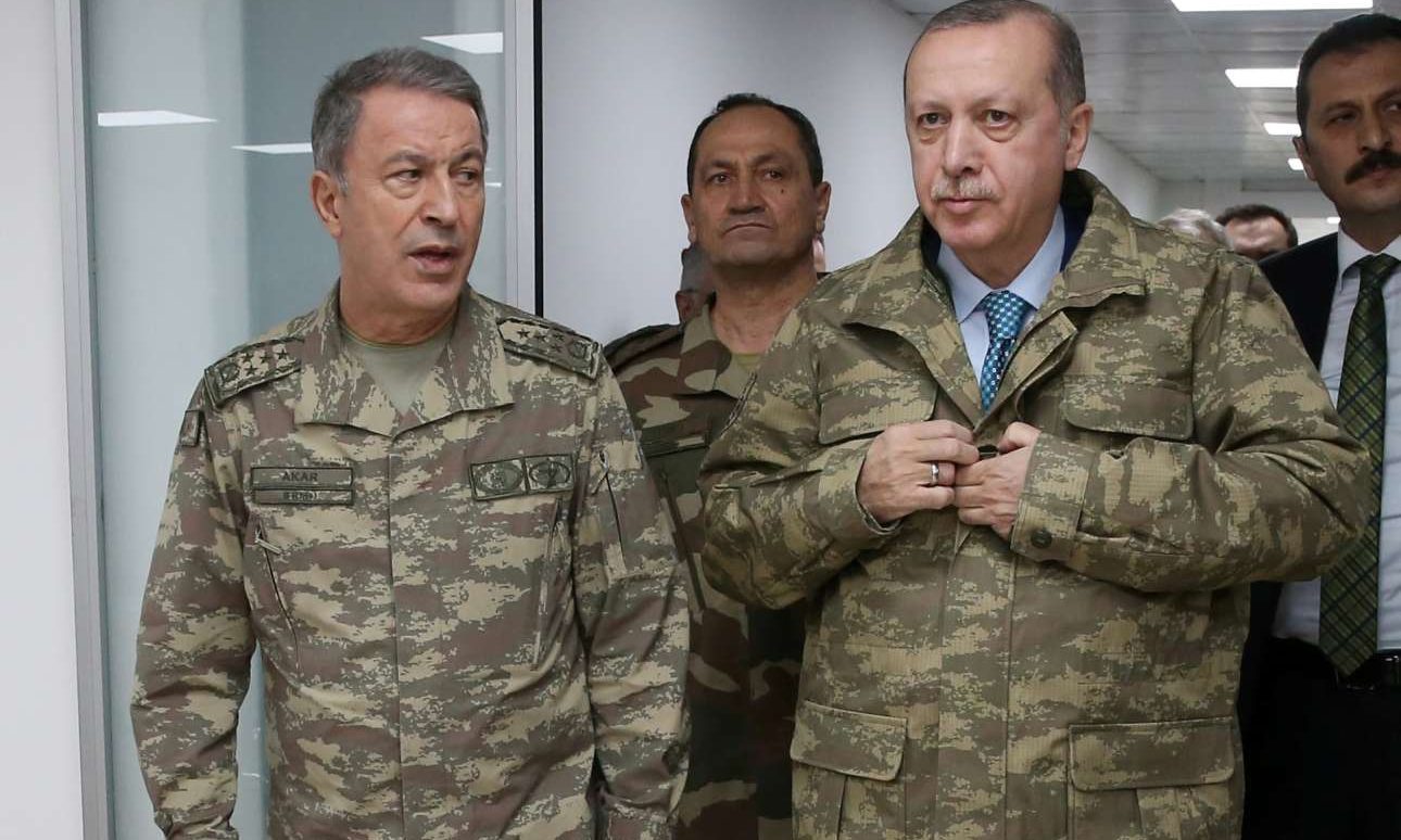 Επιθεώρηση Ερντογάν στην τουρκοσυριακή μεθόριο