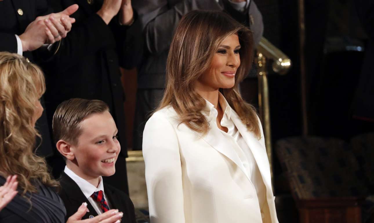 Τα -όχι και τόσο κρυφά- μηνύματα της Μελάνια στην ομιλία του Ντόναλντ Τραμπ