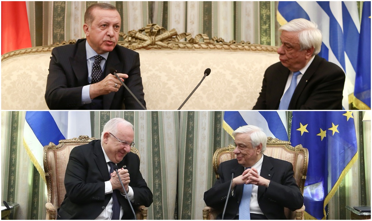 Παυλόπουλος: Από τον καναπέ με τον Ερντογάν, στις πολυθρόνες με τον Ρίβλιν