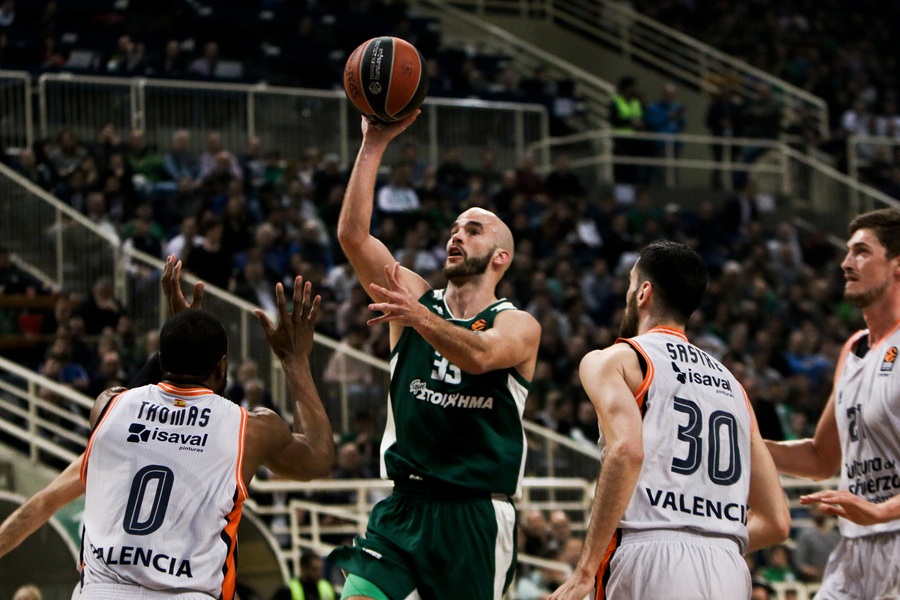 Παναθηναϊκός-Βαλένθια 75-56: Νίκησε κι ελπίζει για την τετράδα