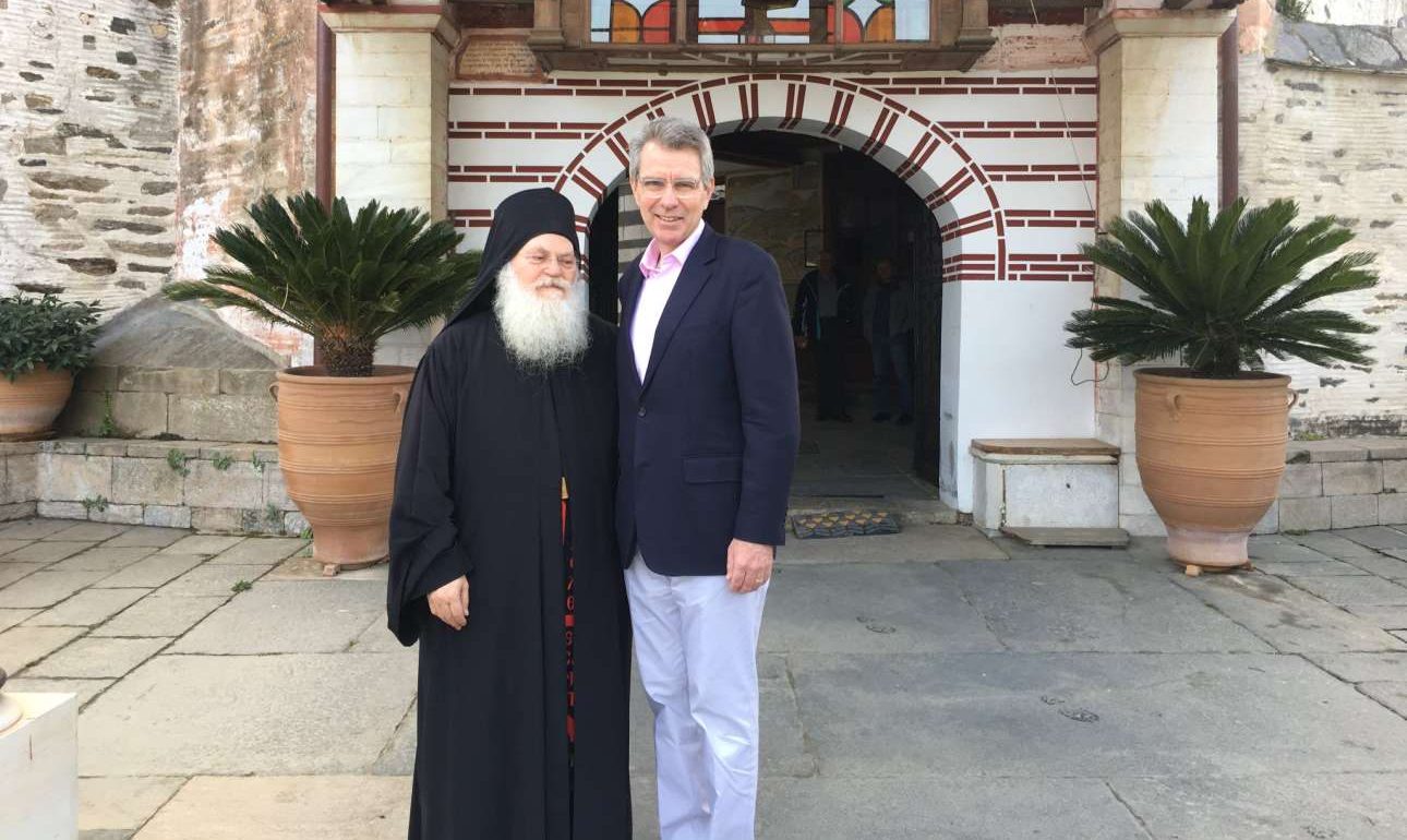 Στο Αγιον Ορος με τον Εφραίμ ο Τζέφρι Πάιατ