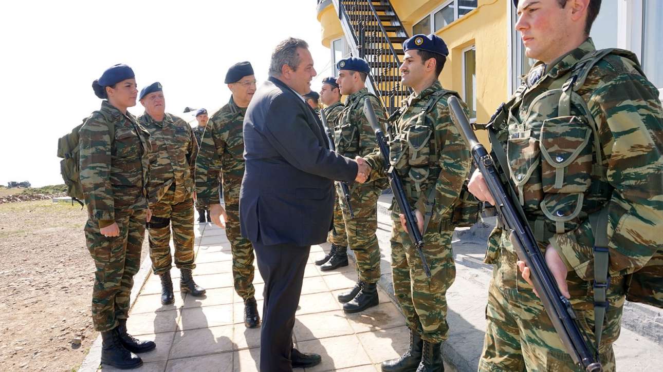 Τουρκικές παραβιάσεις στην Παναγιά Οινουσσών – Επίσκεψη Καμμένου στο νησί