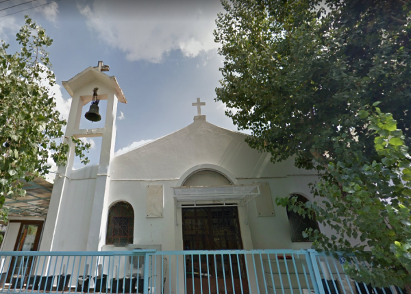 Η πρόσοψη της αιθιοπικής εκκλησίας. ( Google maps)