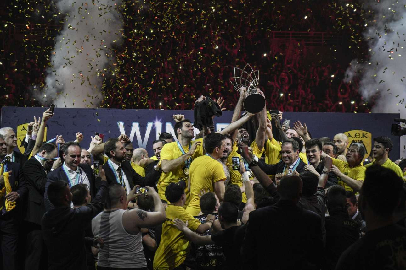 Στην κορυφή της Ευρώπης η ΑΕΚ, κατέκτησε το Basket Champions League