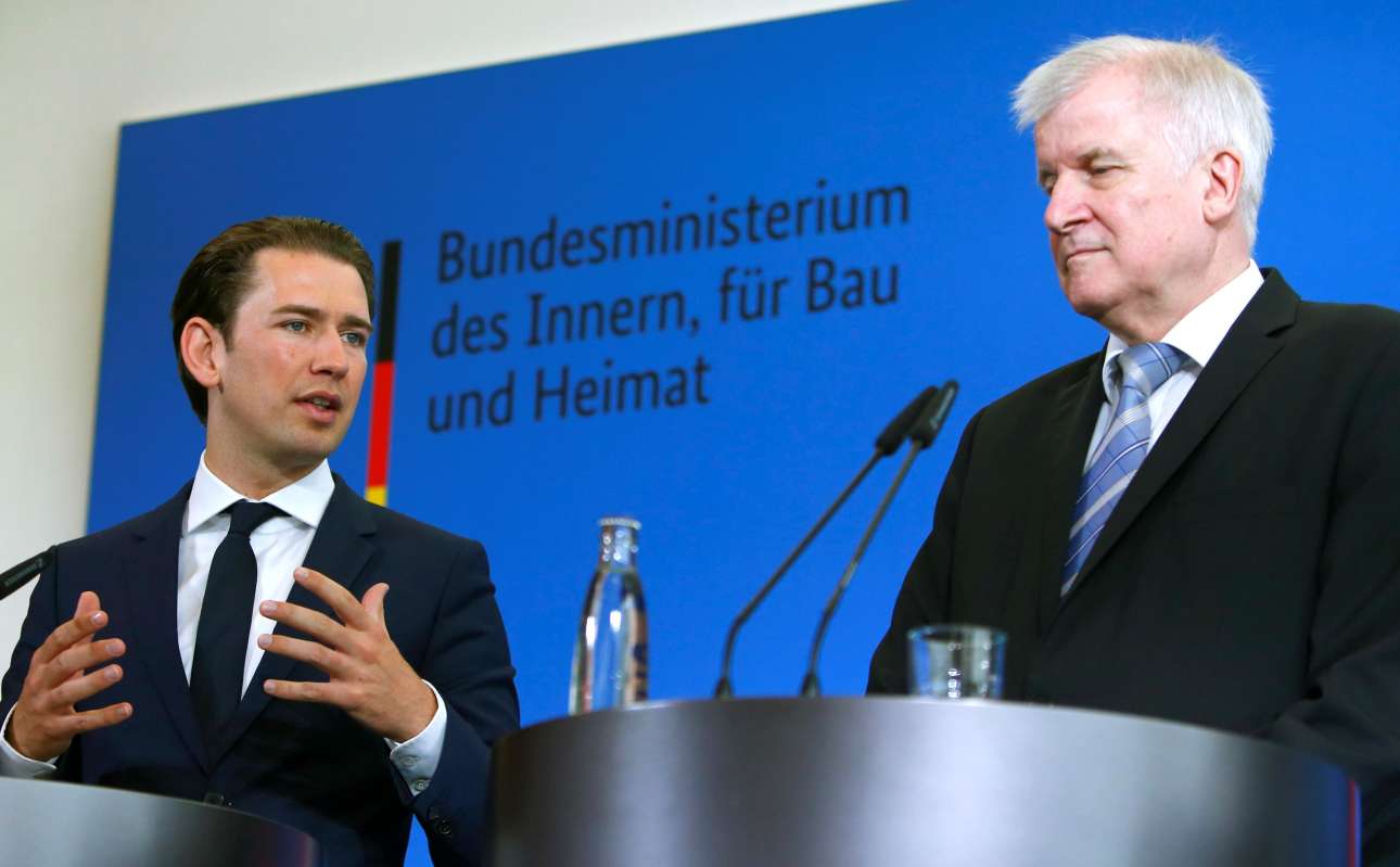 «Αντιμεταναστευτικό άξονα» προωθεί η Αυστρία του Κουρτς