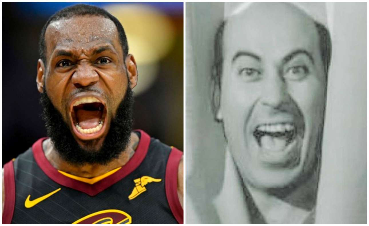 Ο Βέγγος «ταξίδεψε» στο NBA και έγινε για λίγο… Λεμπρόν Τζέιμς