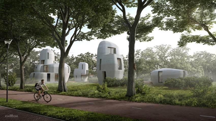 Το Αϊντχόβεν, η πρώτη πόλη με εκτυπωμένες κατοικίες