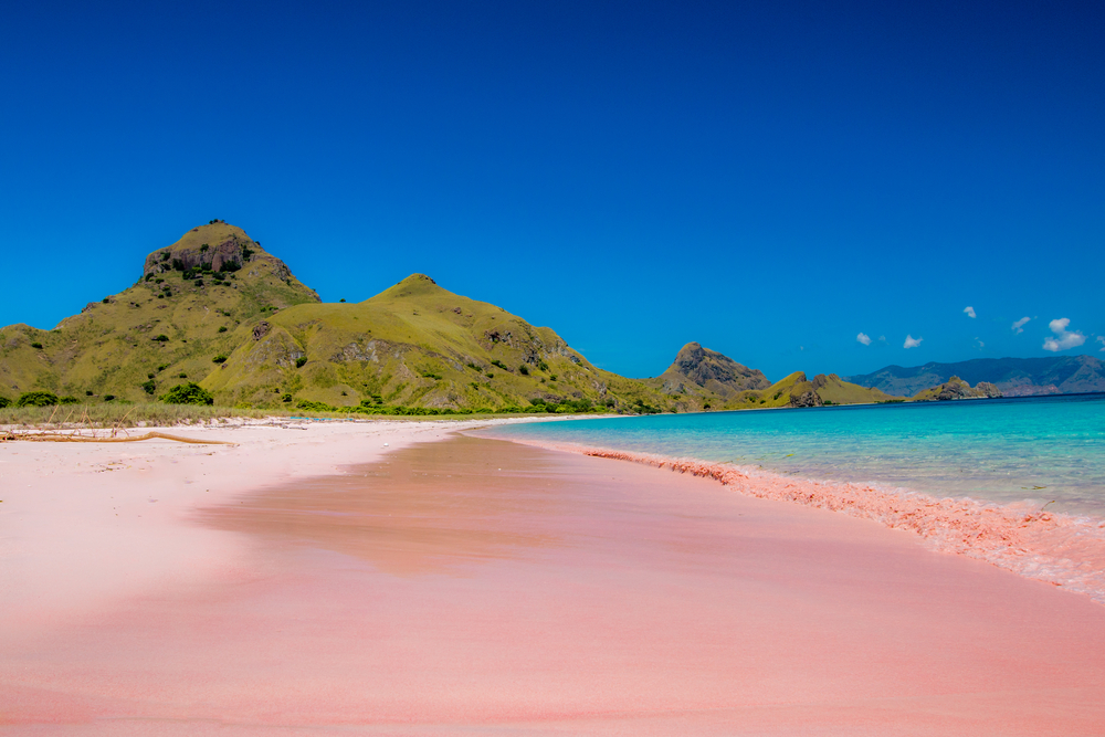 Pink Beach, Padar Island, Komodo Flores, Indonesia