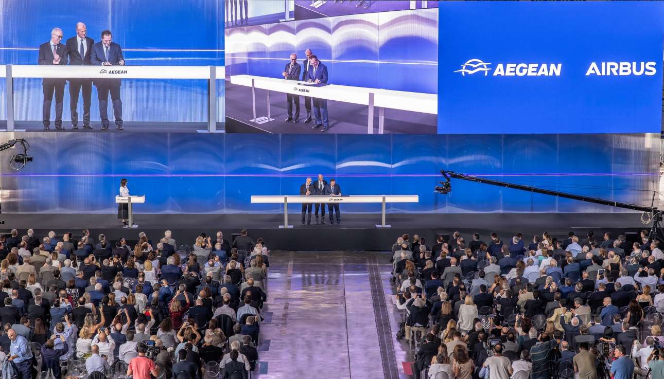 Υπογραφή συμφωνίας Aegean - Airbus 2 - Copy