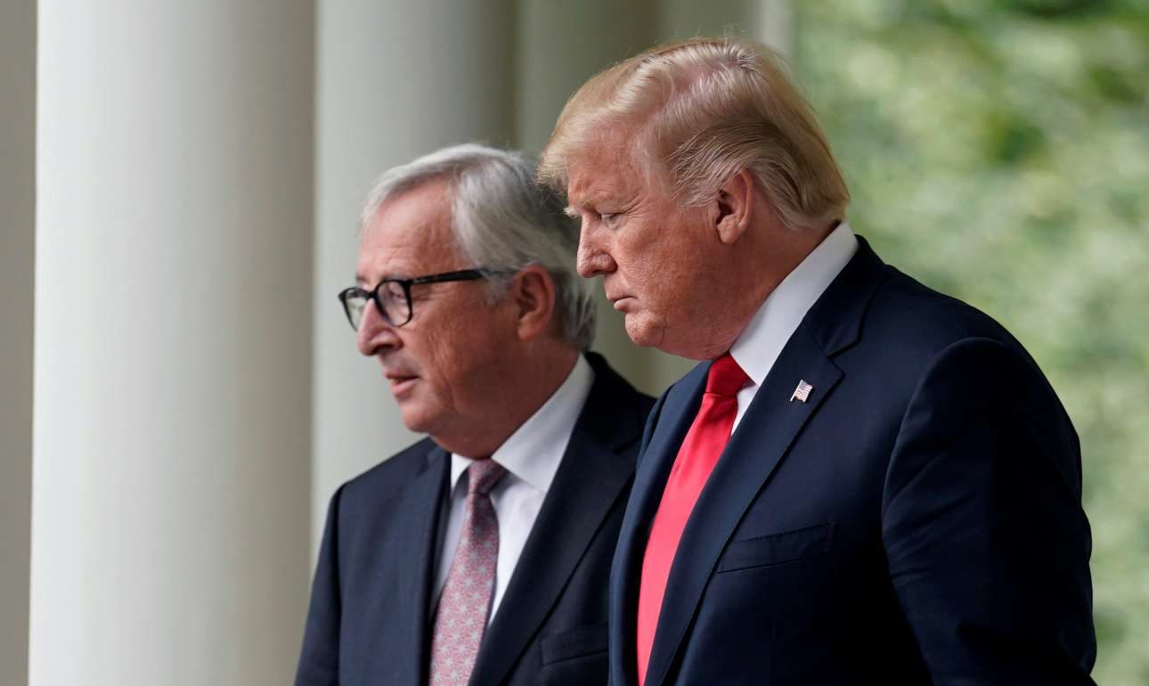 Τραμπ και Γιούνκερ συμφώνησαν να αποφύγουν τον εμπορικό πόλεμο