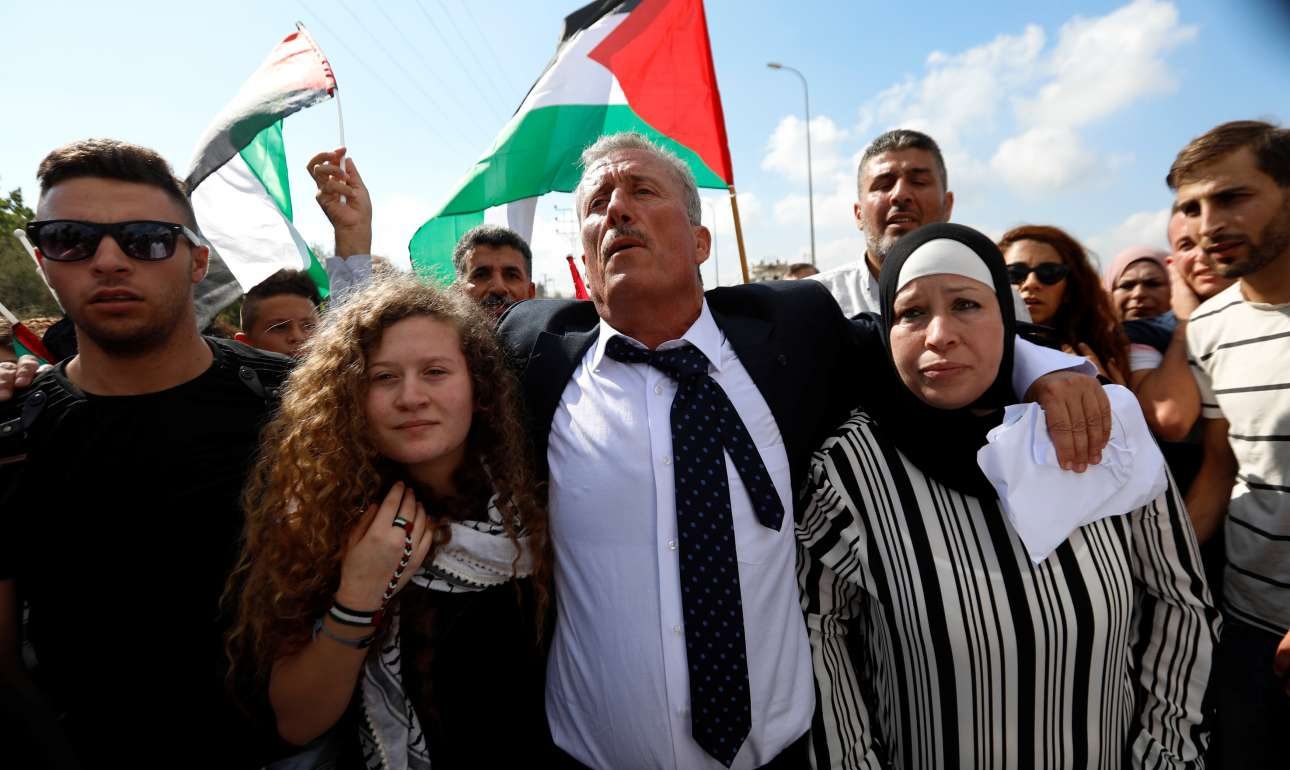 Απελευθερώθηκε η Αχεντ Ταμίμι, η Παλαιστίνια που είχε χαστουκίσει ισραηλινό στρατιώτη