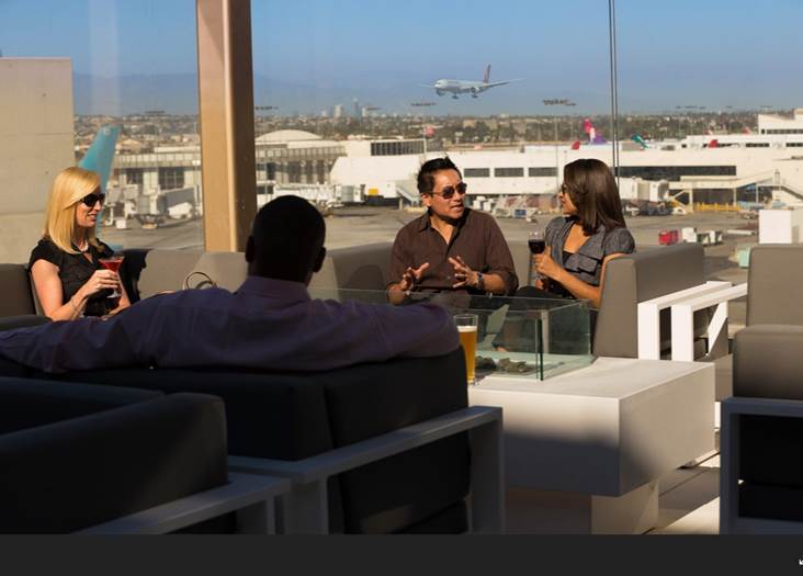 Το Lounge της Star Alliance στο Λος Αντζελες (Terrace)