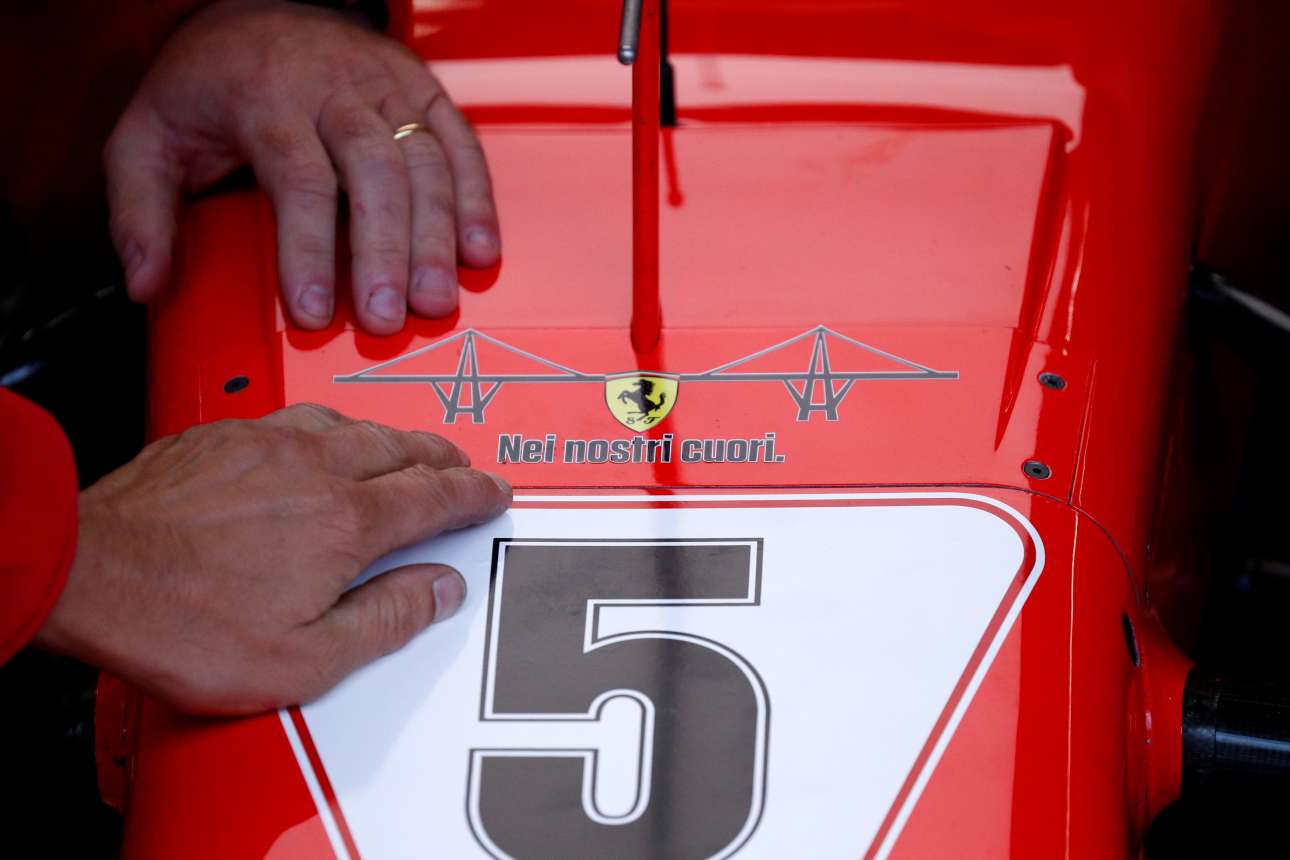 Το άλογο της Ferrari κάλπασε για τη Γένοβα στο βελγικό Grand Prix