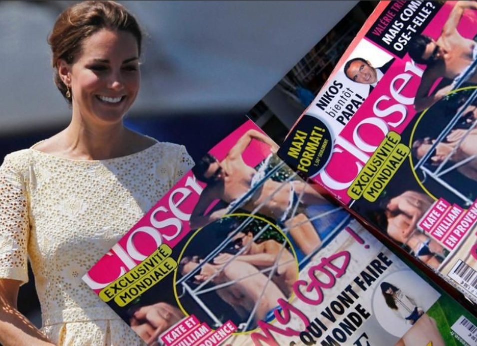Τσουχτερό πρόστιμο σε περιοδικό για τις γυμνόστηθες φωτογραφίες της Κέιτ Μίντλετον