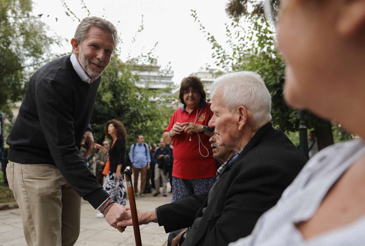 Τι είδε ο Γερουλάνος στην πλατεία Κυψέλης