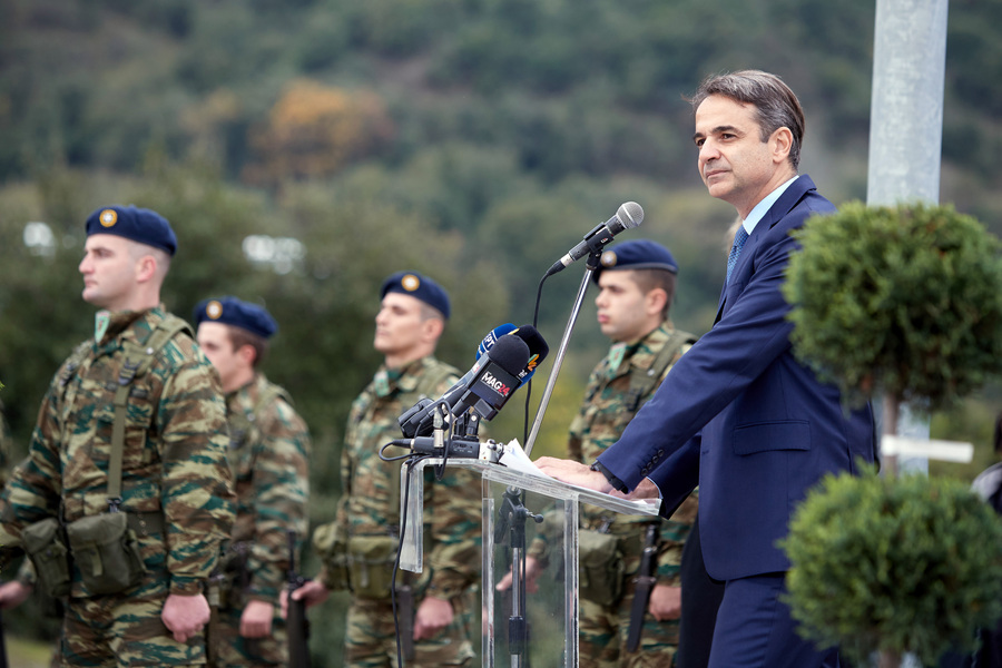 Μητσοτάκης από τον Γοργοπόταμο: «Μόνο ενωμένοι και με τις σωστές επιλογές προχωράμε μπροστά»