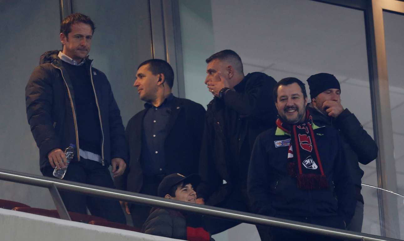 Κάζο Σαλβίνι στον Πειραιά – είδε στο «Γ. Καραϊσκάκης» τον αποκλεισμό της Μίλαν από τον Ολυμπιακό