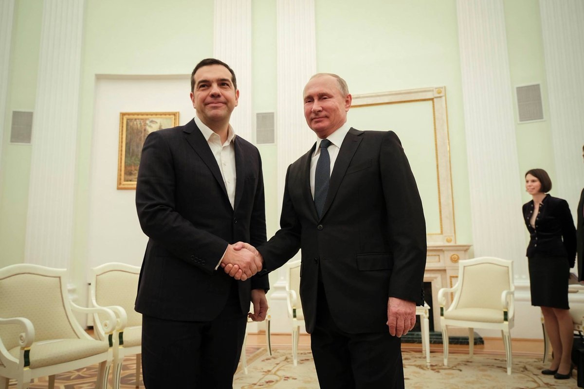 Πούτιν μπροστά στον Τσίπρα: «Σαχλαμάρες» τα περί ρωσικής ανάμειξης στα εσωτερικά της Ελλάδας