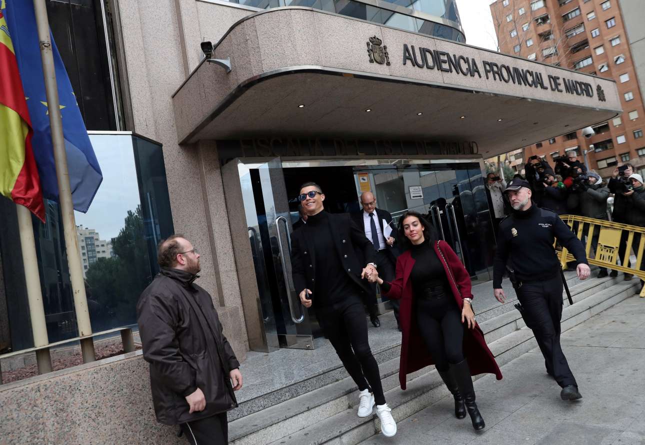 Ενοχος για φοροδιαφυγή ο Ρονάλντο – βαρύ πρόστιμο αλλά όχι φυλάκιση