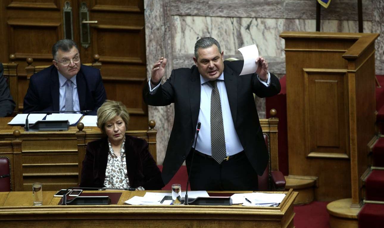Απομονωμένος ο Καμμένος στη Βουλή – έκανε πίσω για τα αντισταθμιστικά των F16