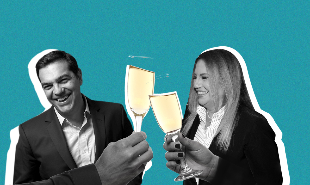 H συνάντηση του Τσίπρα με τη Γεννηματά στο σπίτι του Λιβάνη