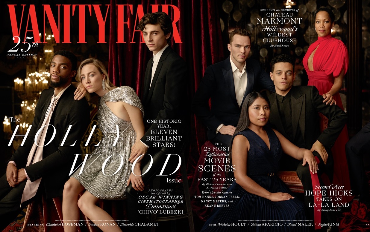 Το εξώφυλλο του Vanity Fair υμνεί τη διαφορετικότητα των Οσκαρ 2019