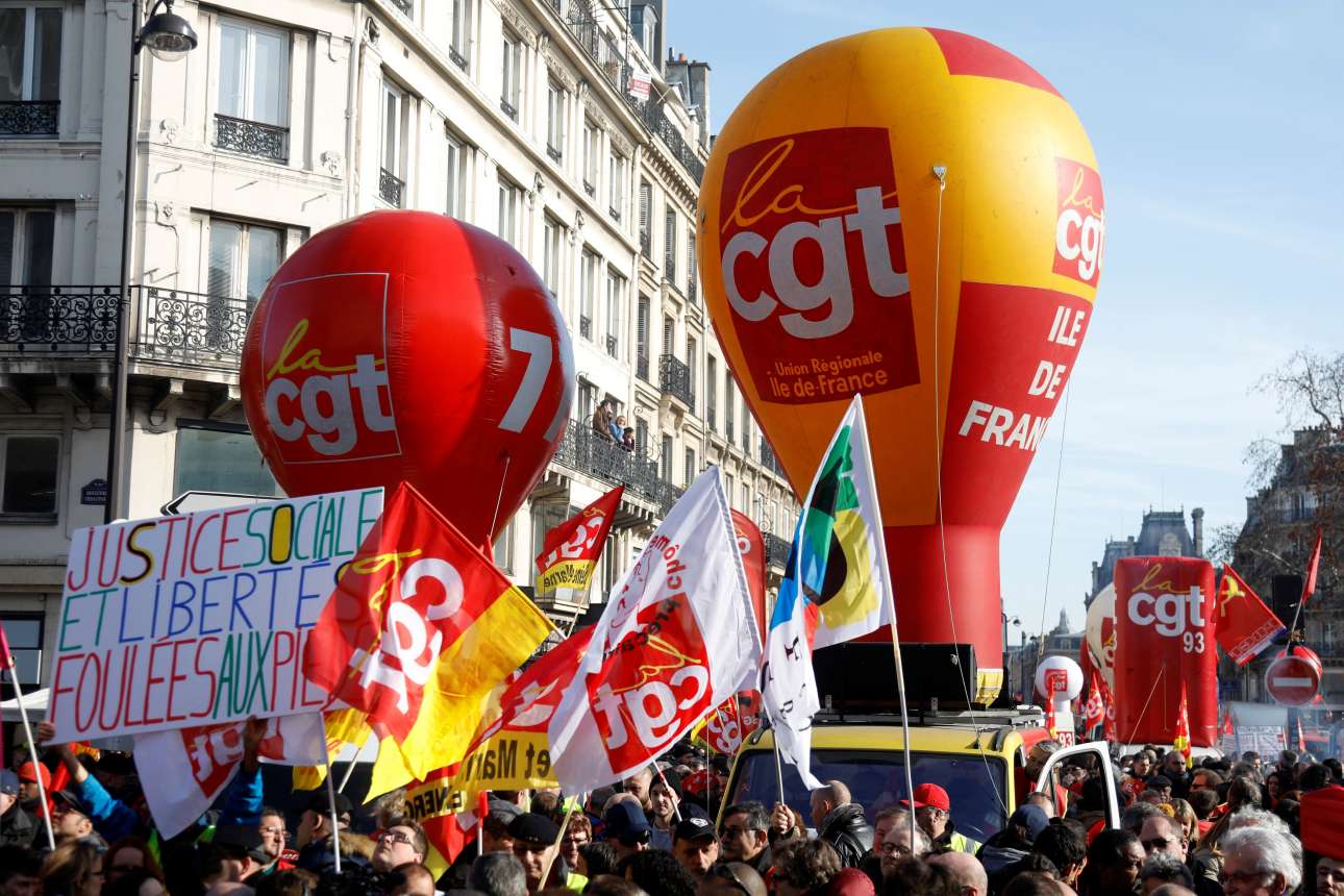 Γαλλία: Τα Κίτρινα Γιλέκα… συνδικαλίστηκαν