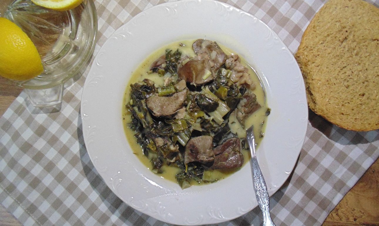 Τα Κρητικά: Συκωταριά αβγολέμονο