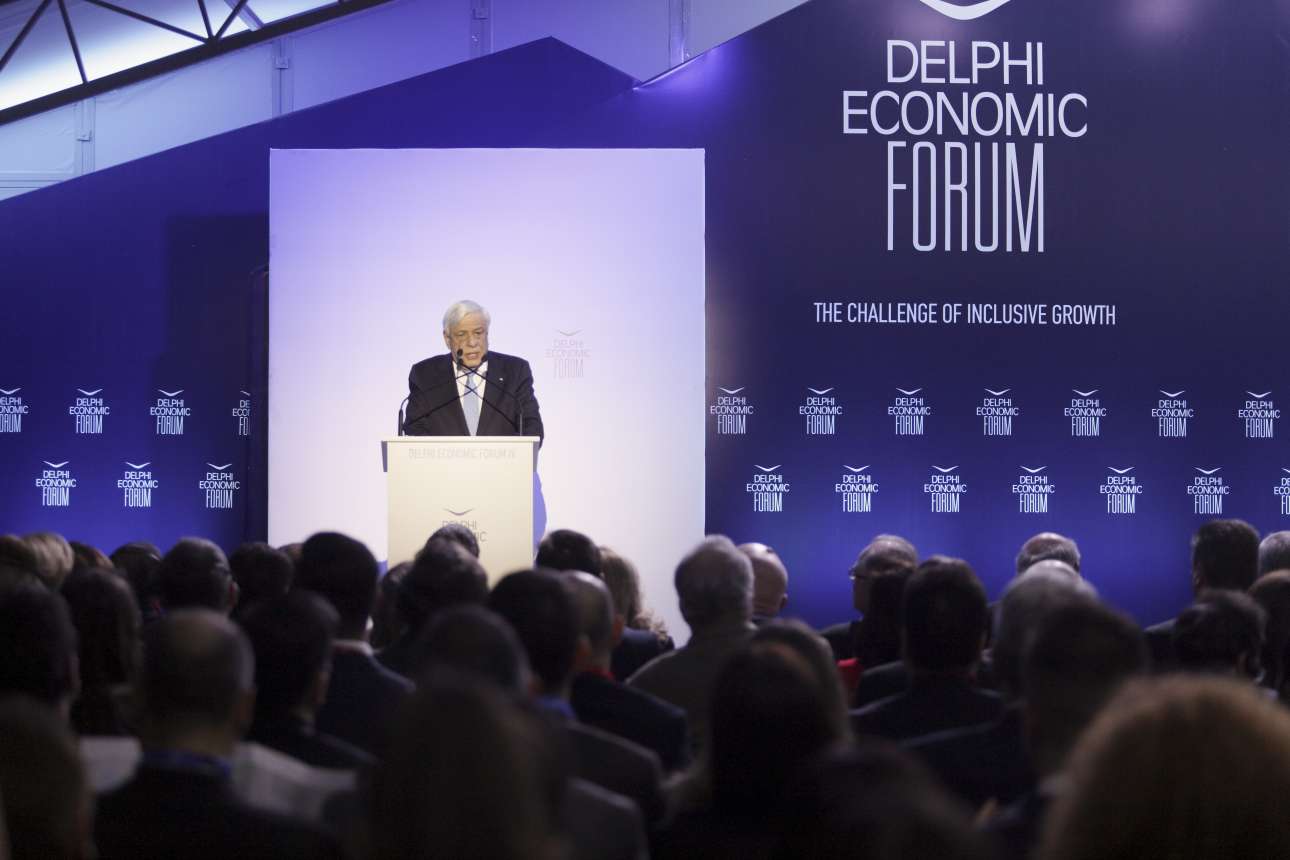 «Το Φόρουμ των Δελφών, εξοχότατε κ. Πρόεδρε, μεγάλωσε πολύ φέτος»