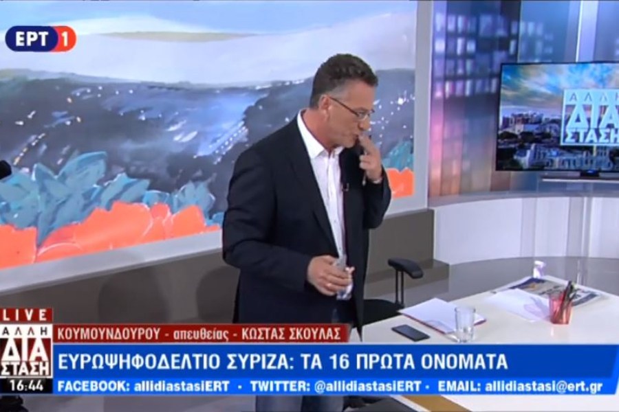 Σόου Αρβανίτη στην ΕΡΤ με ζωντανή αποχώρηση από το στούντιο της εκπομπής του!