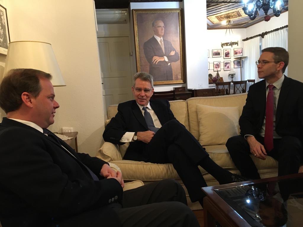 Την κατοικία του Κωνσταντίνου Καραμανλή στην Πρώτη Σερρών επισκέφτηκε ο Τζέφρι Πάιατ