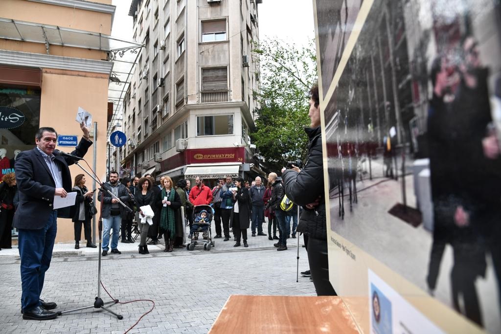 Ο Γιώργος Καμίνης παρουσίασε τις πεζοδρομήσεις στο Εμπορικό Τρίγωνο