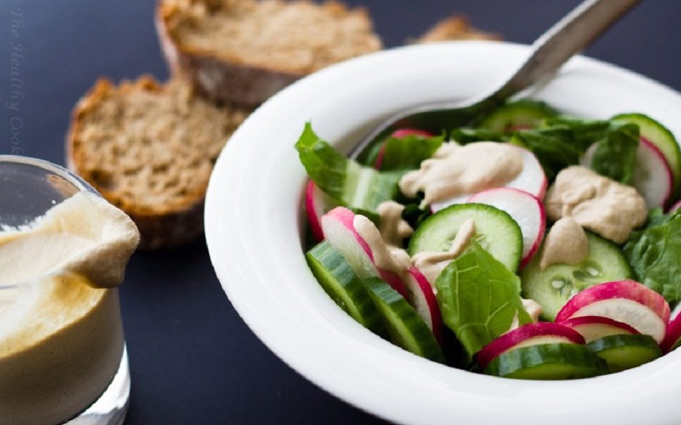 Σαλάτα με ντρέσινγκ χωρίς λάδι