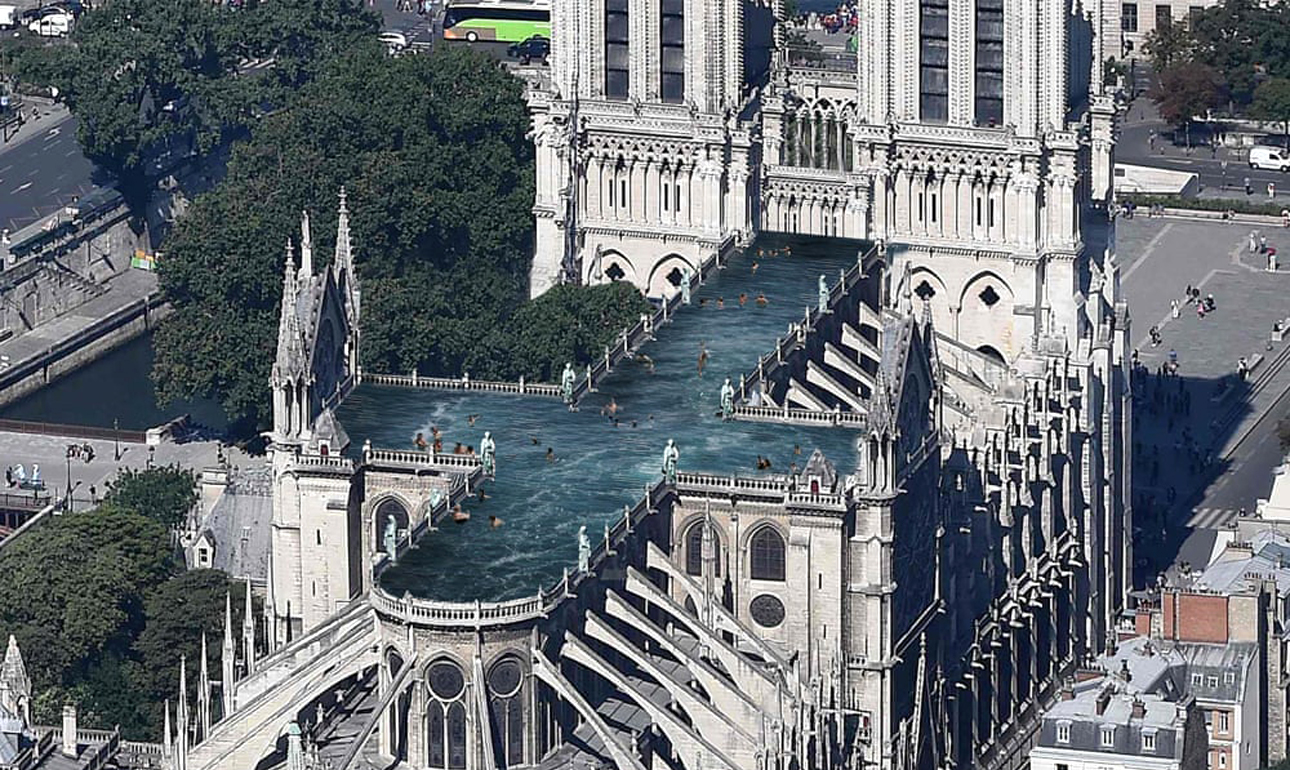 Νοτρ Νταμ, τώρα και με… πισίνα στην οροφή!