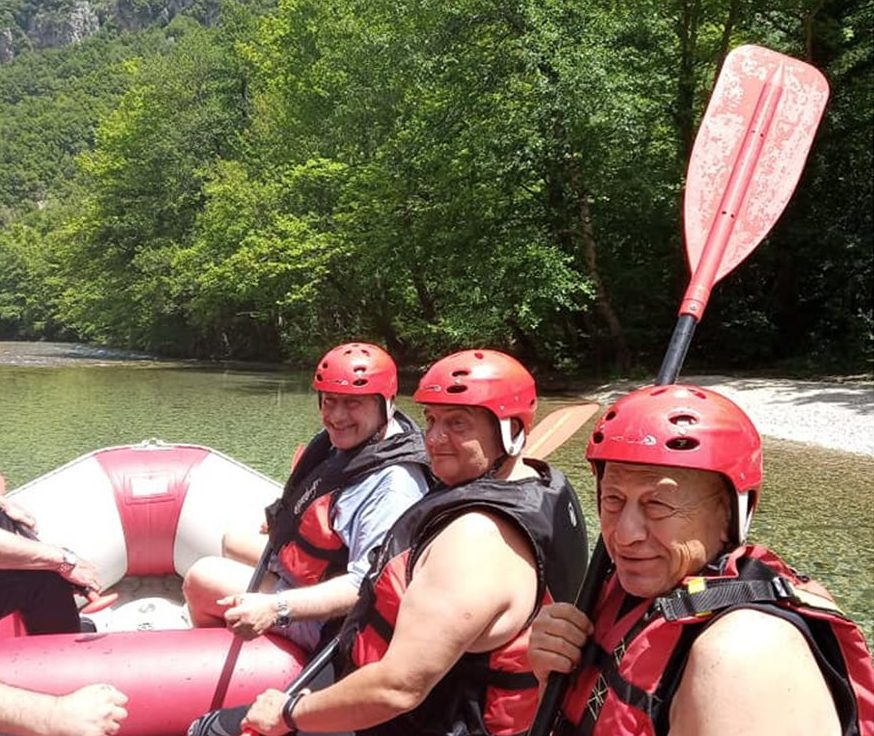 Ο Καραμανλής κάνει ράφτινγκ στον Βοϊδομάτη! [εικόνες]