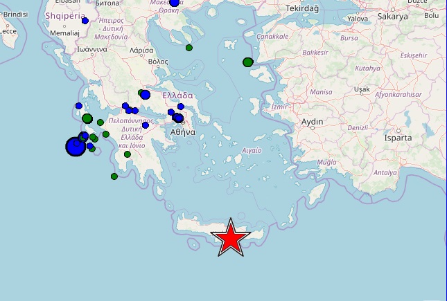 Νέος μεγάλος σεισμός: 5,2 Ρίχτερ «ξύπνησαν» την Κρήτη