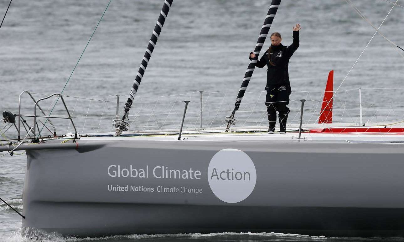 Η Γκρέτα Τούνμπεργκ «για την ώρα δεν νιώθει ναυτία»