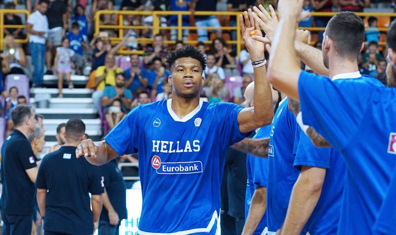 Η πρόβα Εθνικής του Γιάννη Αντετοκούνμπο