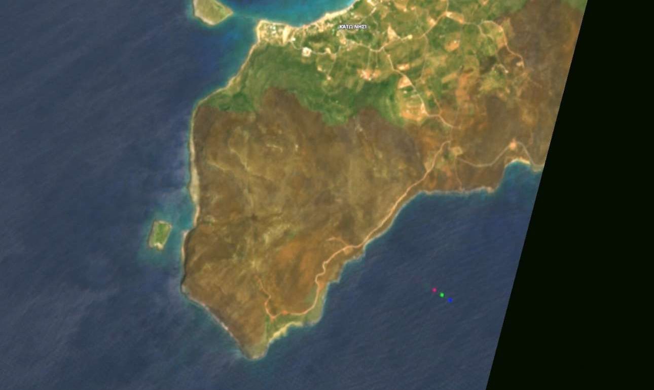 Πώς κάηκε η Ελαφόνησος – Συγκλονιστικές οι εικόνες από τον δορυφόρο