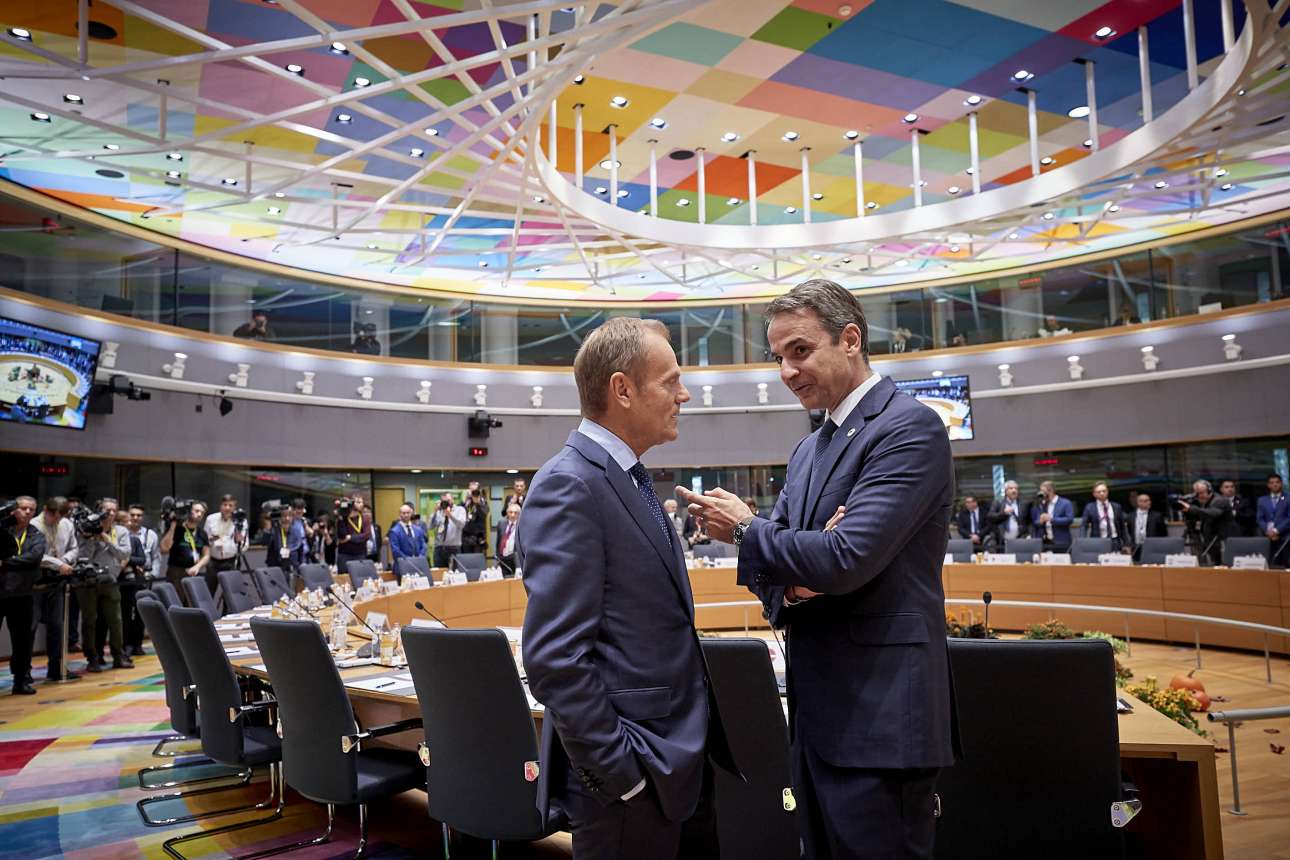 Μητσοτάκης στη Σύνοδο Κορυφής: Ετοιμάστε plan B για το Μεταναστευτικό