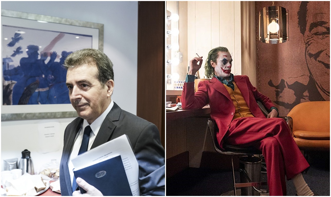 Σουρεαλισμός: Ο Χρυσοχοΐδης λέει ότι θα παραβεί τον νόμο και θα πάει τον γιο του στο «Τζόκερ»