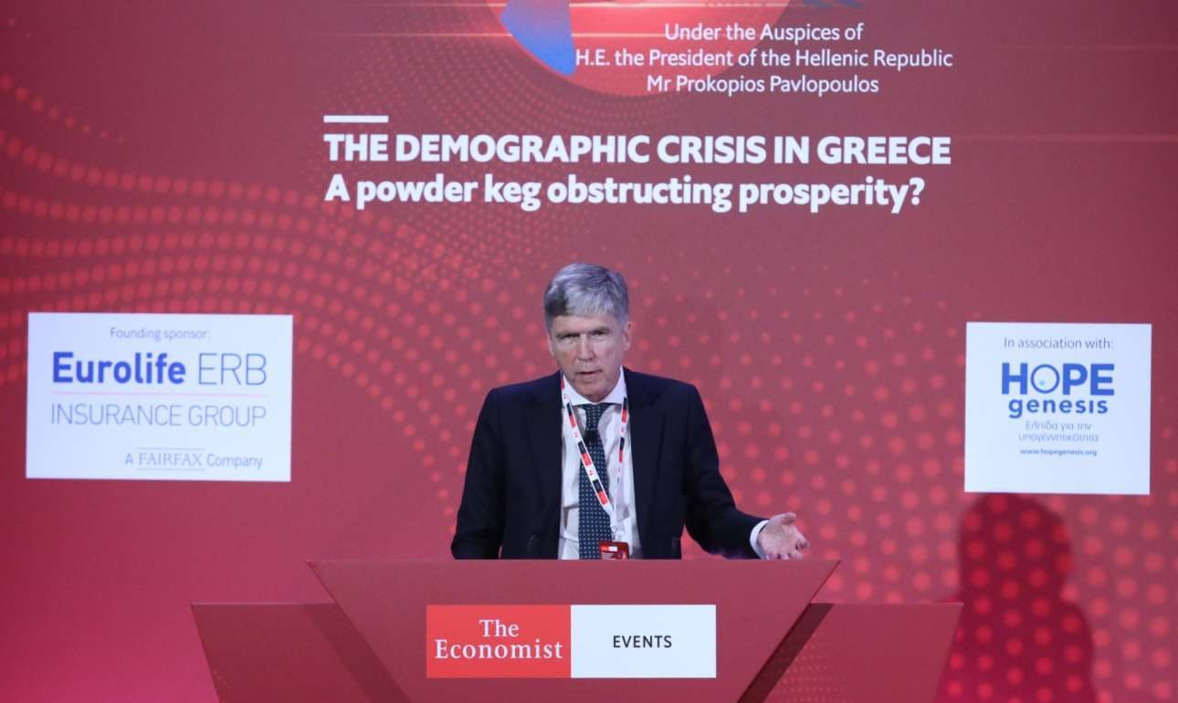 Συνέδριο του Economist: Η Eurolife ERB για τη δημογραφική κρίση στην Ελλάδα