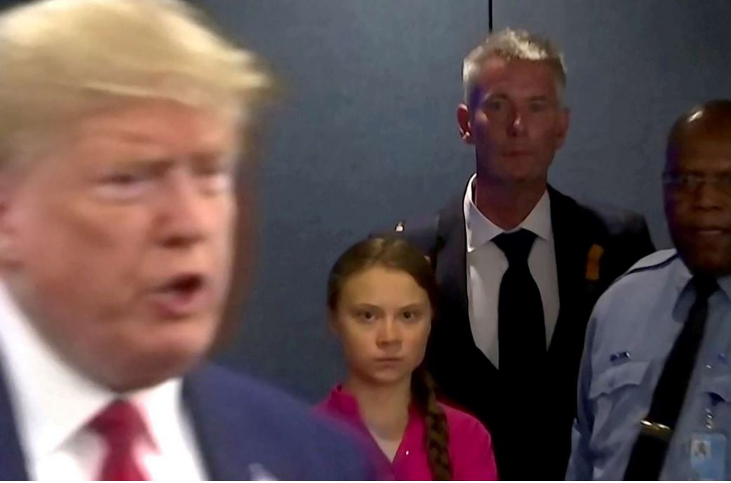 Προς «πράσινη μονομαχία» Τραμπ-Γκρέτα με φόντο τις ελβετικές Αλπεις