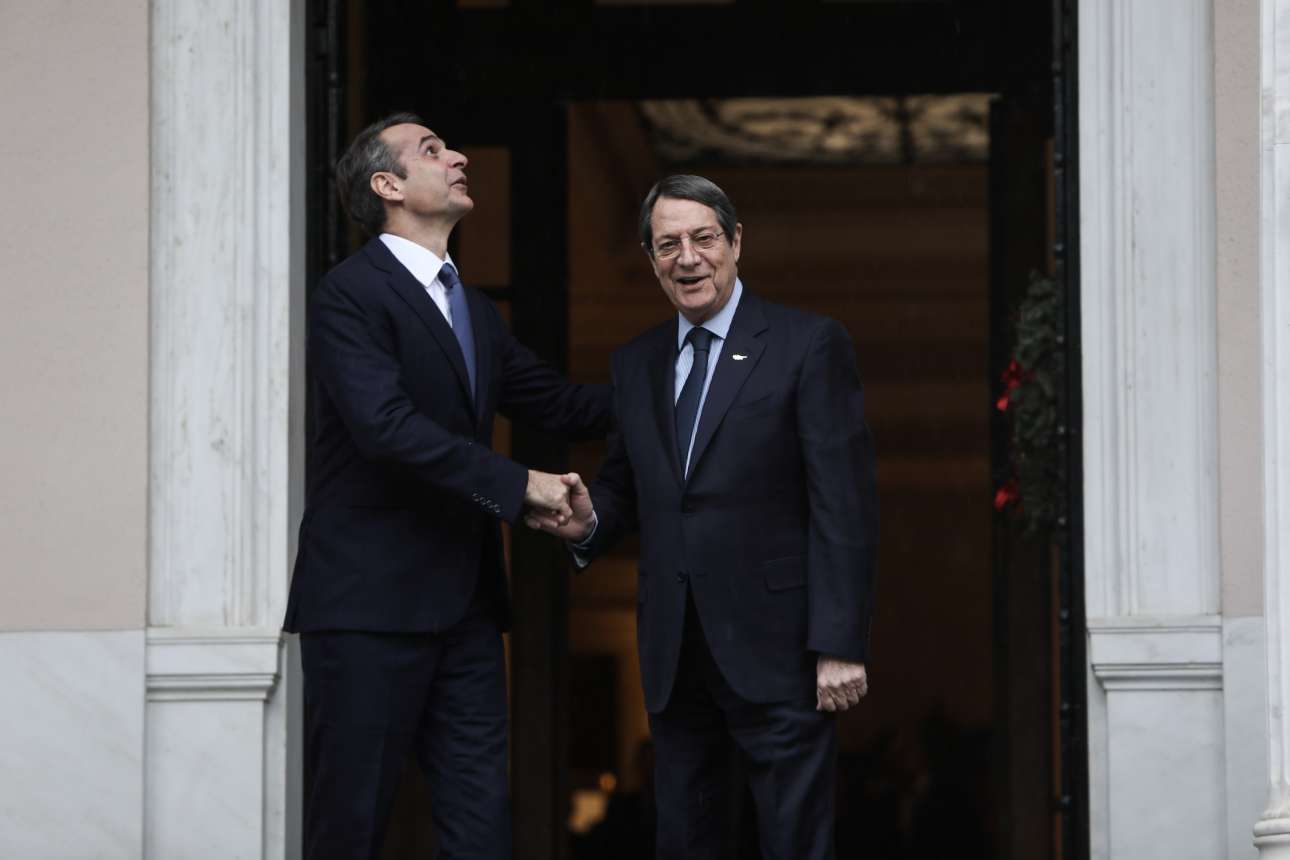 Μητσοτάκης – Αναστασιάδης: Ιστορική ημέρα η υπογραφή του EastMed