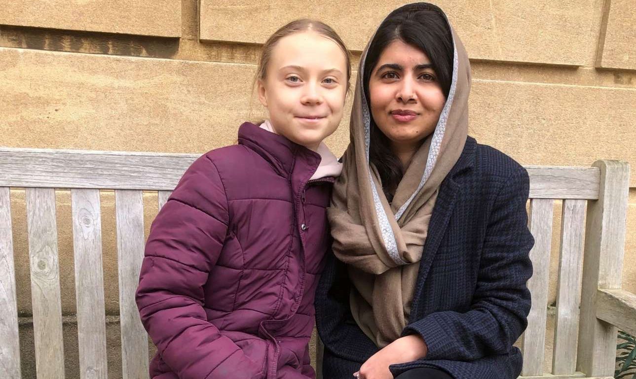 Οταν η Γκρέτα συνάντησε τη Μαλάλα