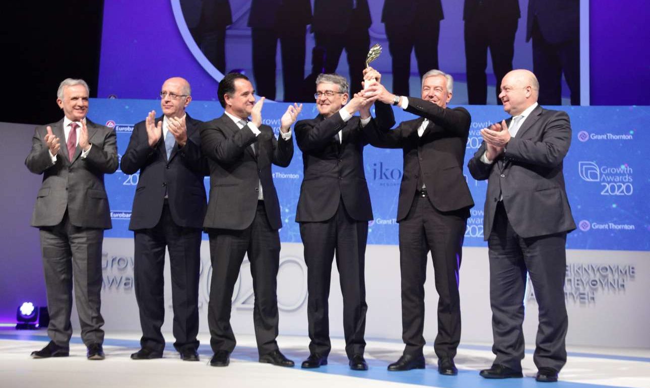 Στον Oμιλο Sani/Ikos Group το Βραβείο «Επιχειρηματική Αριστεία» των Growth Awards 2020
