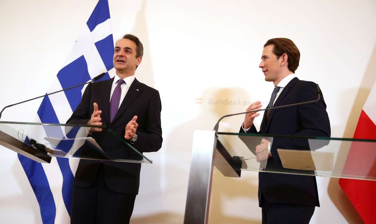 Ο Μητσοτάκης με τον Κουρτς: Συνεργασία ΕΕ – Τουρκίας με όρους δικαιοσύνης και όχι εκβιασμού